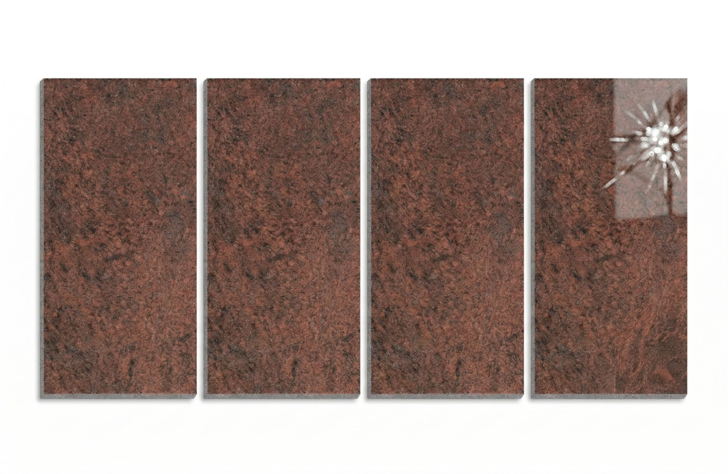 Multicolor piros gránit 60x30 cm változatos árnyalatokkal padlóhoz